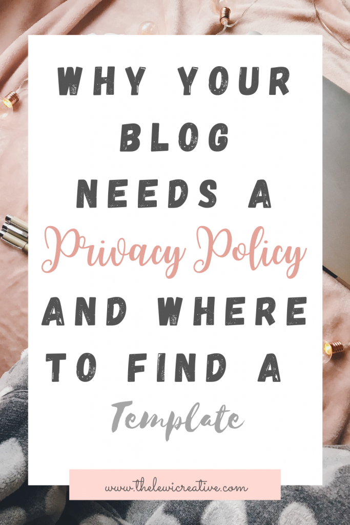 why your blog needs a privacy policy