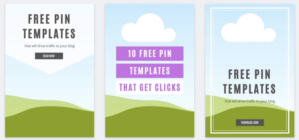 free pinterest graphic templates by xomisse