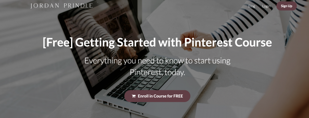 getting started with pinterest course