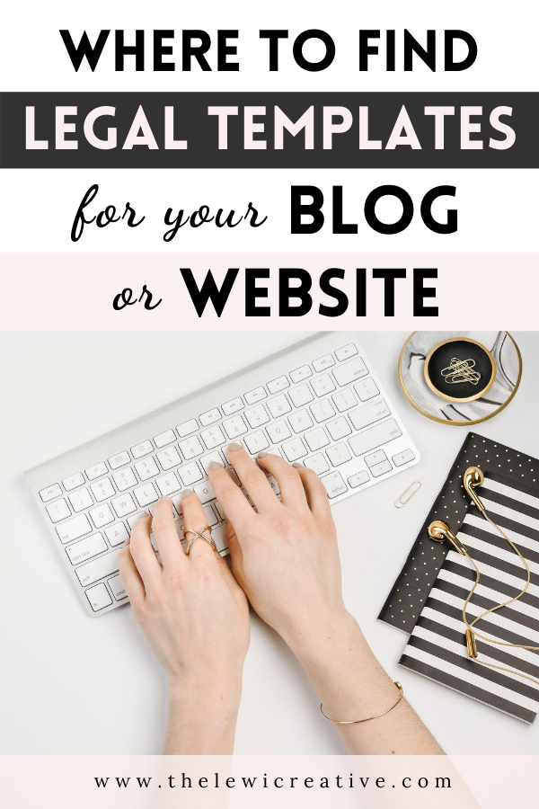 legal templates for website
