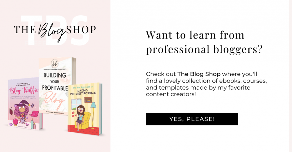 the blog shop