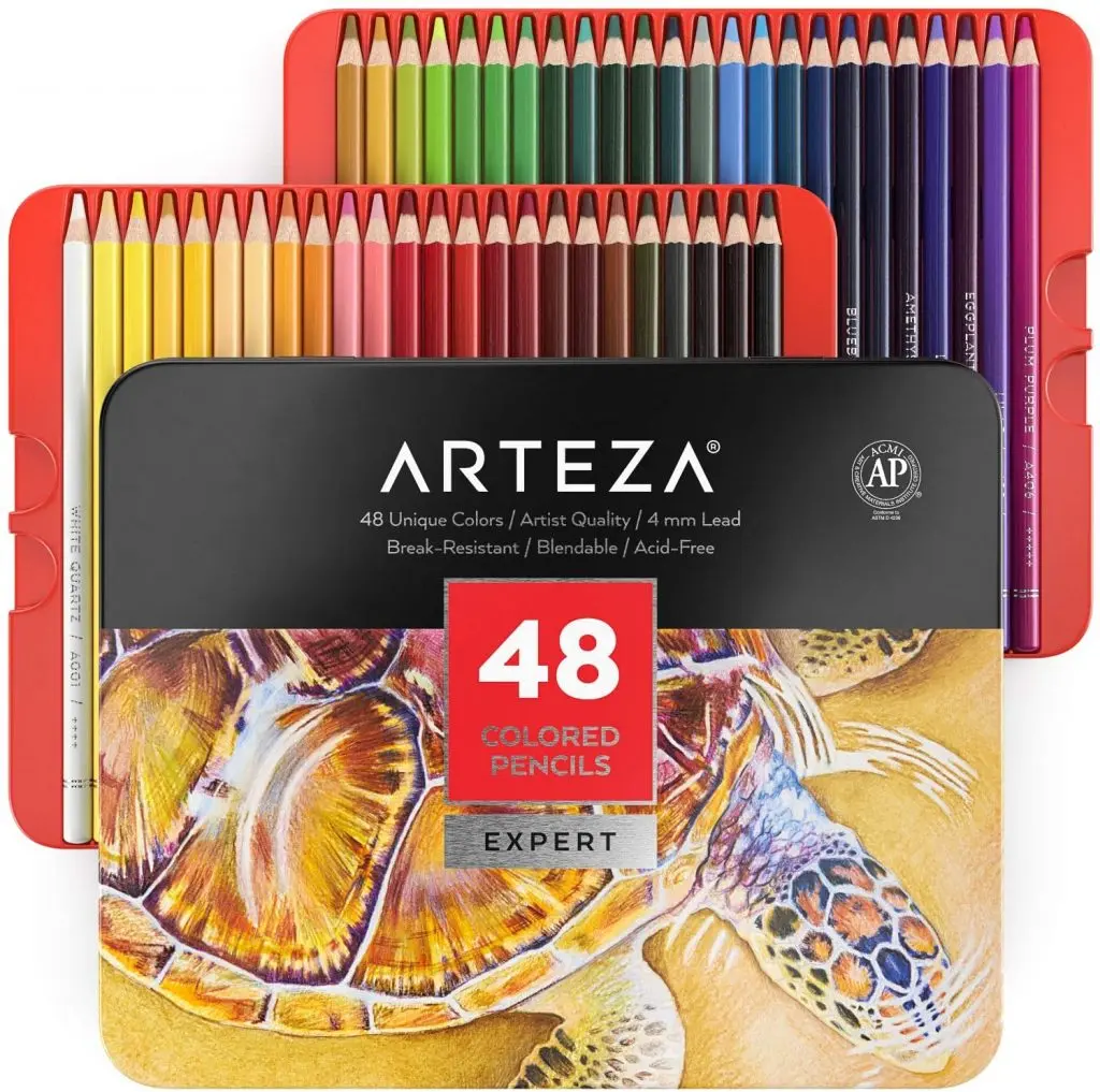 colored pencil, creative gift for crafters