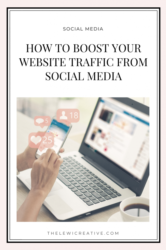 how to boost your website traffic from social media