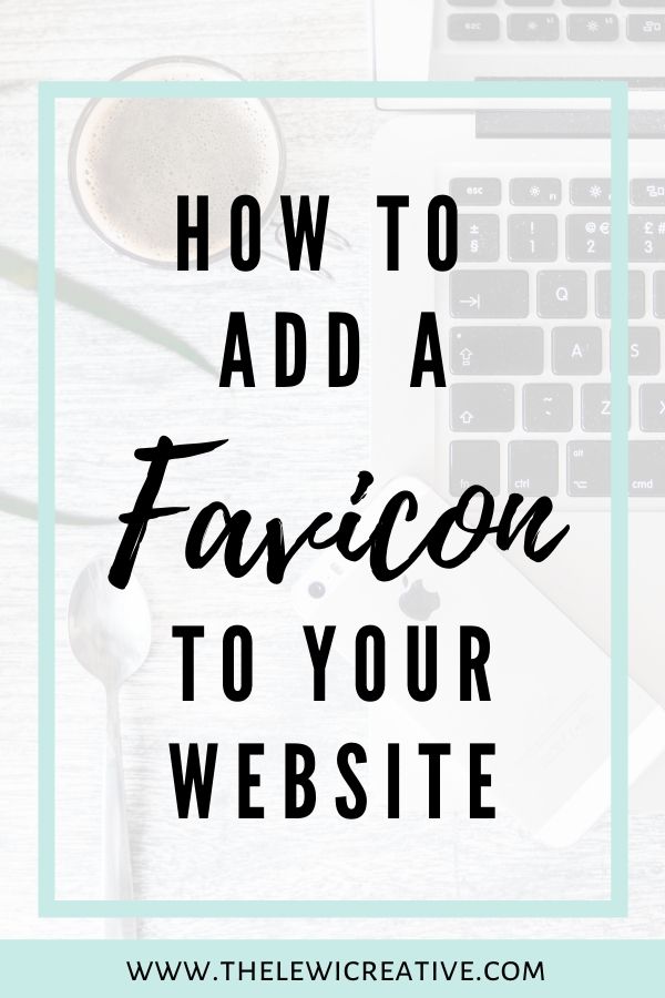 add a favicon to your website