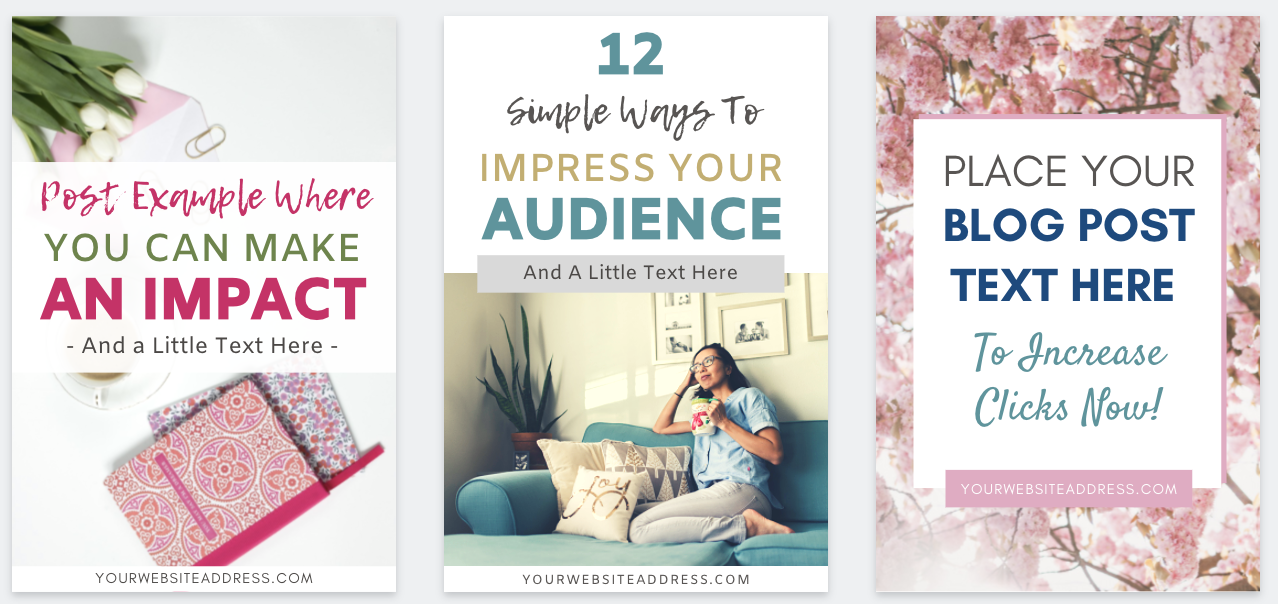 Free Pinterest Templates For Bloggers The Lewi Creative