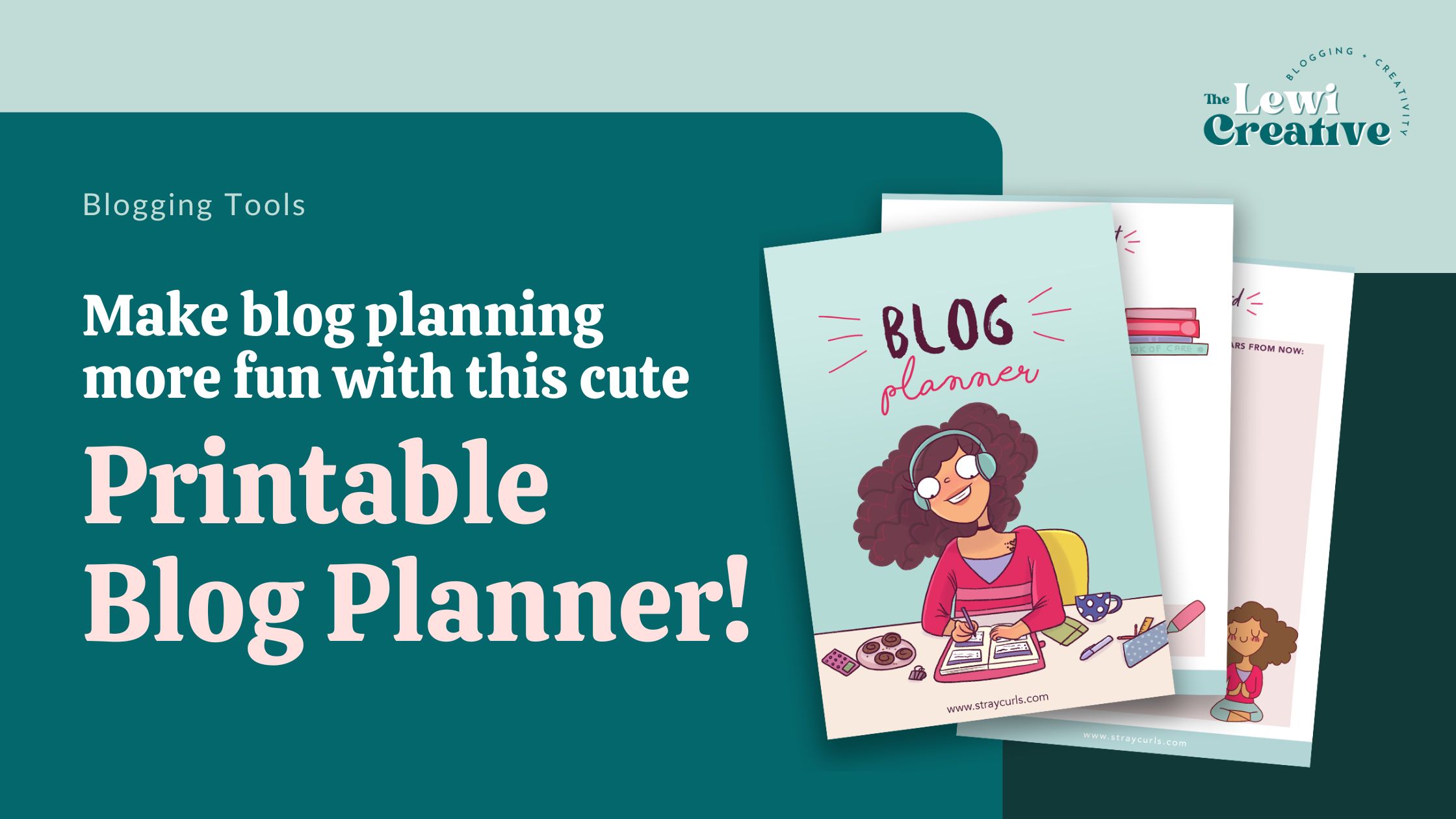 make blog planning more fun with this cute blog planner